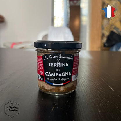 Terrine de Campagne au Jambon de Bayonne IGP | 90g
