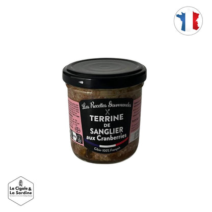 Terrine de Sanglier aux Cranberries - Gibier 100% Français | 90g