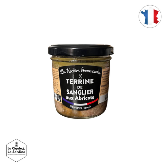 Terrine de Sanglier aux Abricots - Gibier 100% Français | 90g